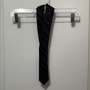 Black 100% Silk Tie